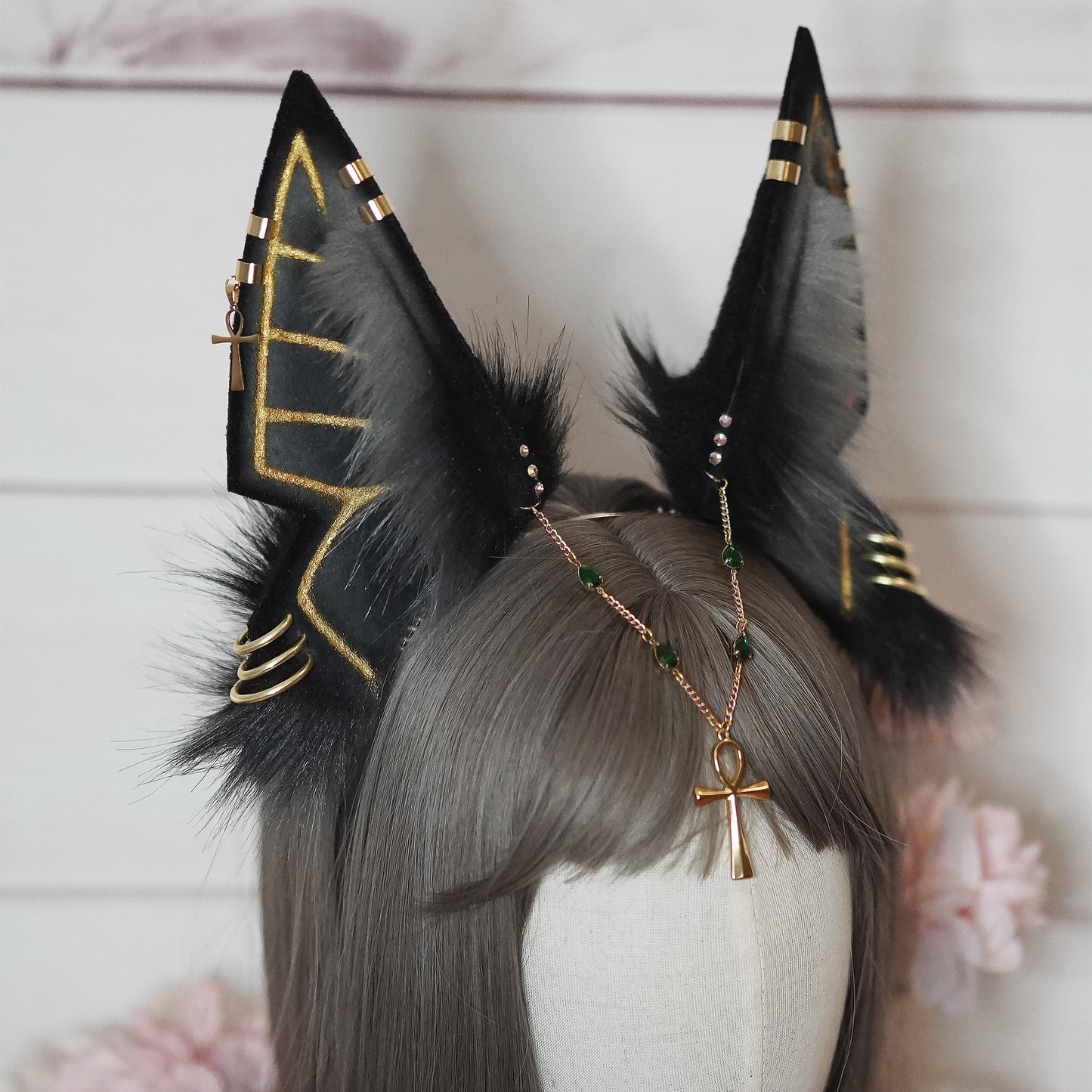 Black Anubis Goddess Inspired Ears