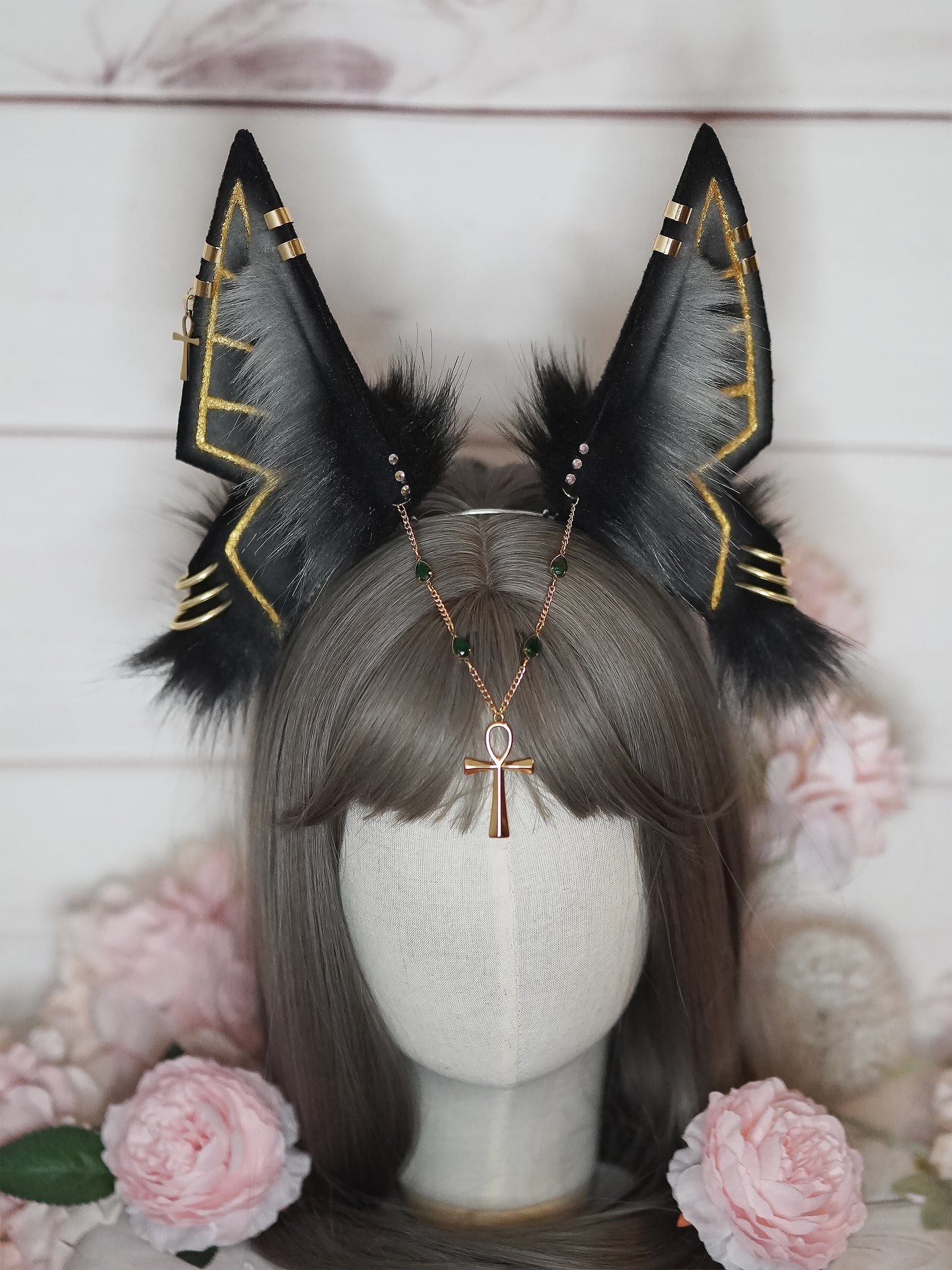 Black Anubis Goddess Inspired Ears