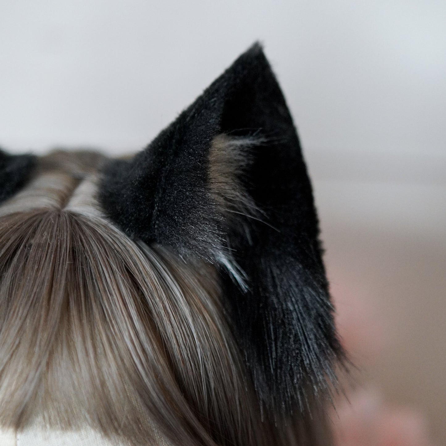 Izutsumi delicious in dungeon Cosplay Ears in black white