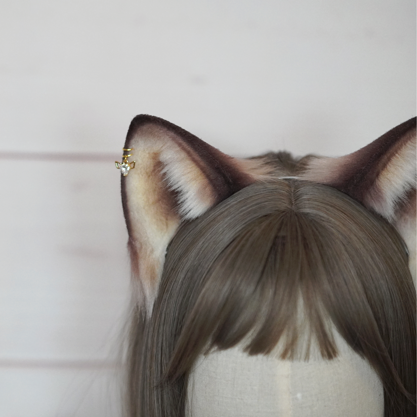 Cat Ears: handmade brown Cosplay Kitty ears