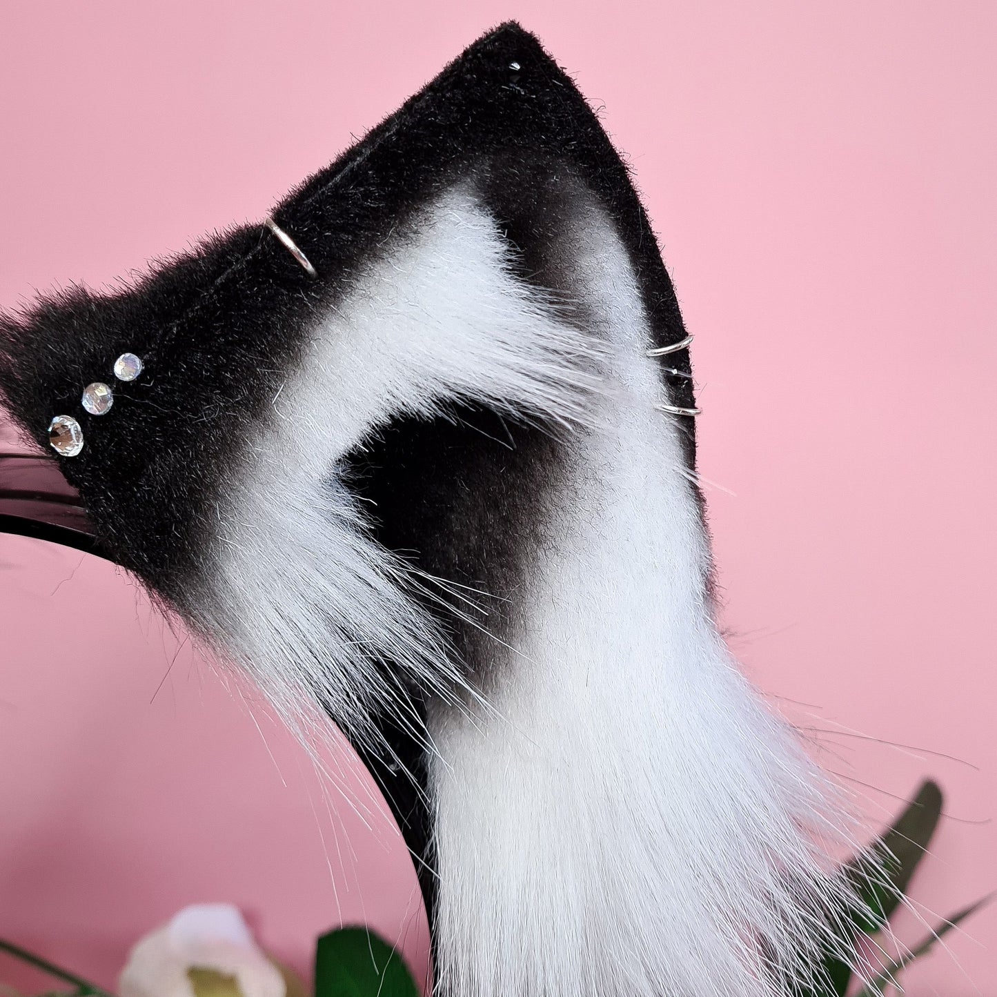 Kitsune Cat Ears in black
