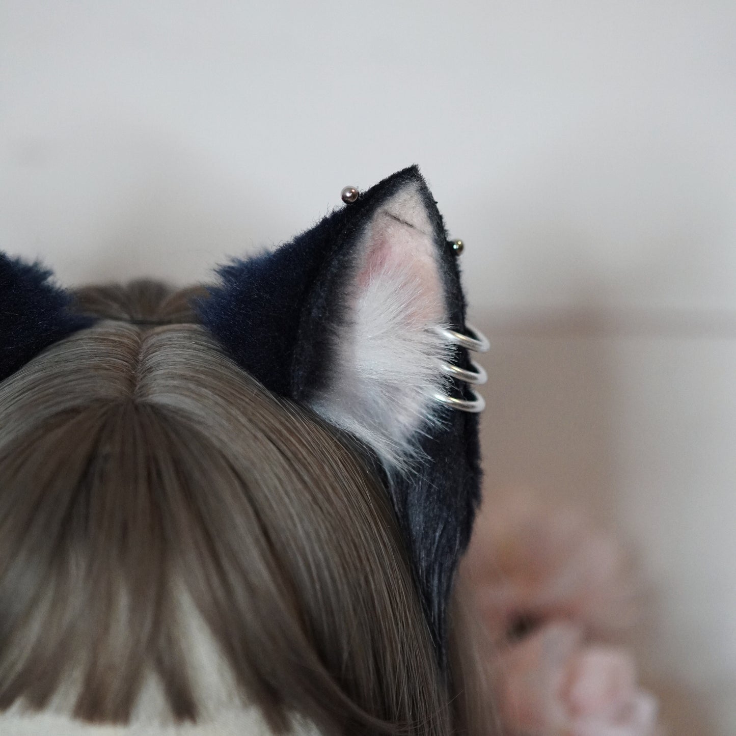 Chainsmoker Cat Hameko Easygoing Angel Hameneko Cosplay Cat Ears