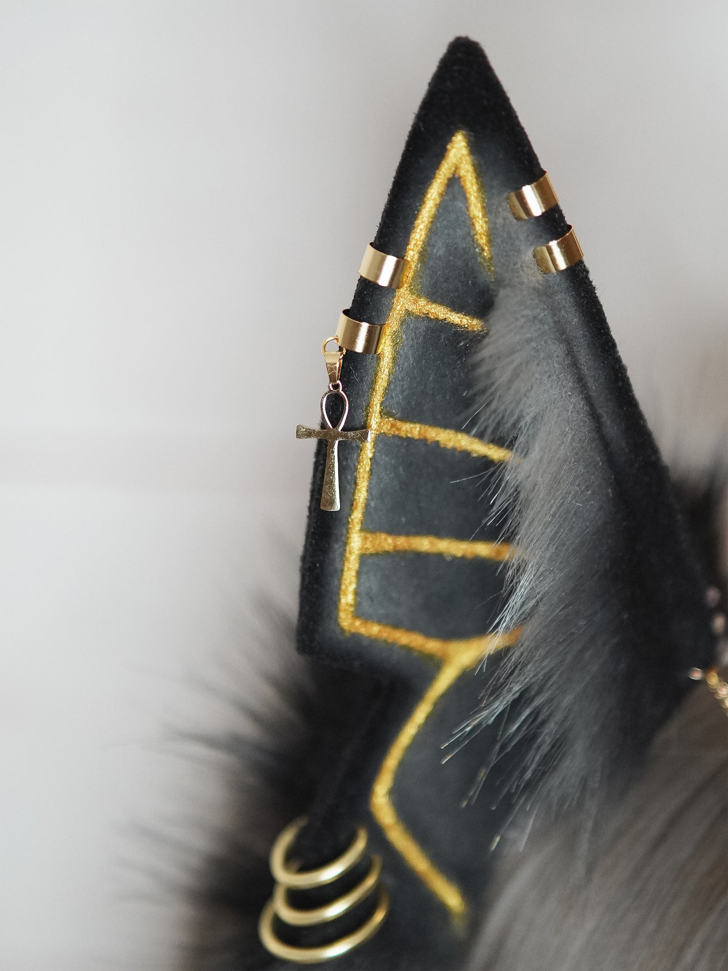 Black Anubis Goddess Inspired Ears