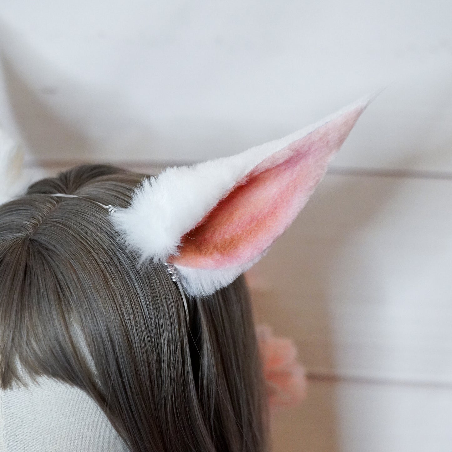Final Fantasy XIV Miqo'te Cat Ears White