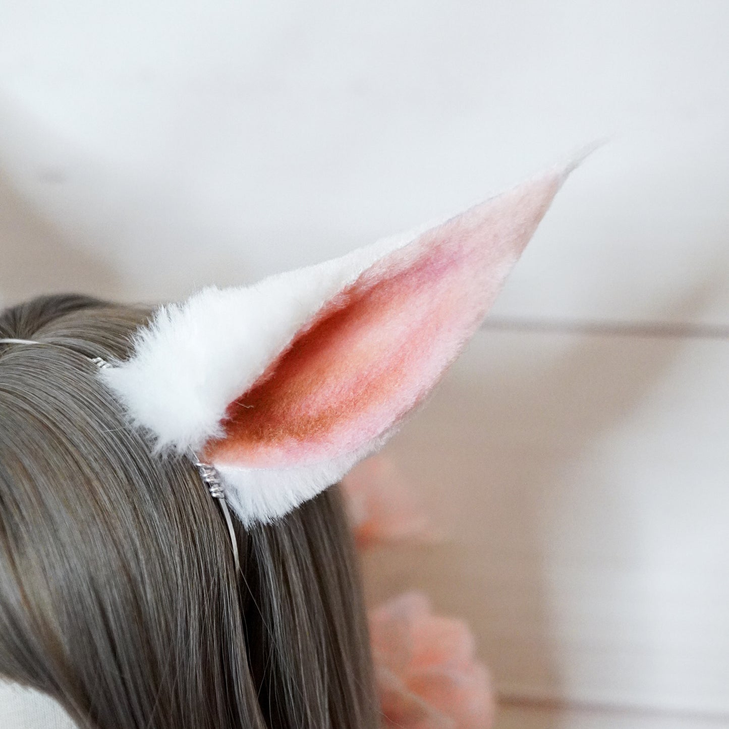 Final Fantasy XIV Miqo'te Cat Ears White