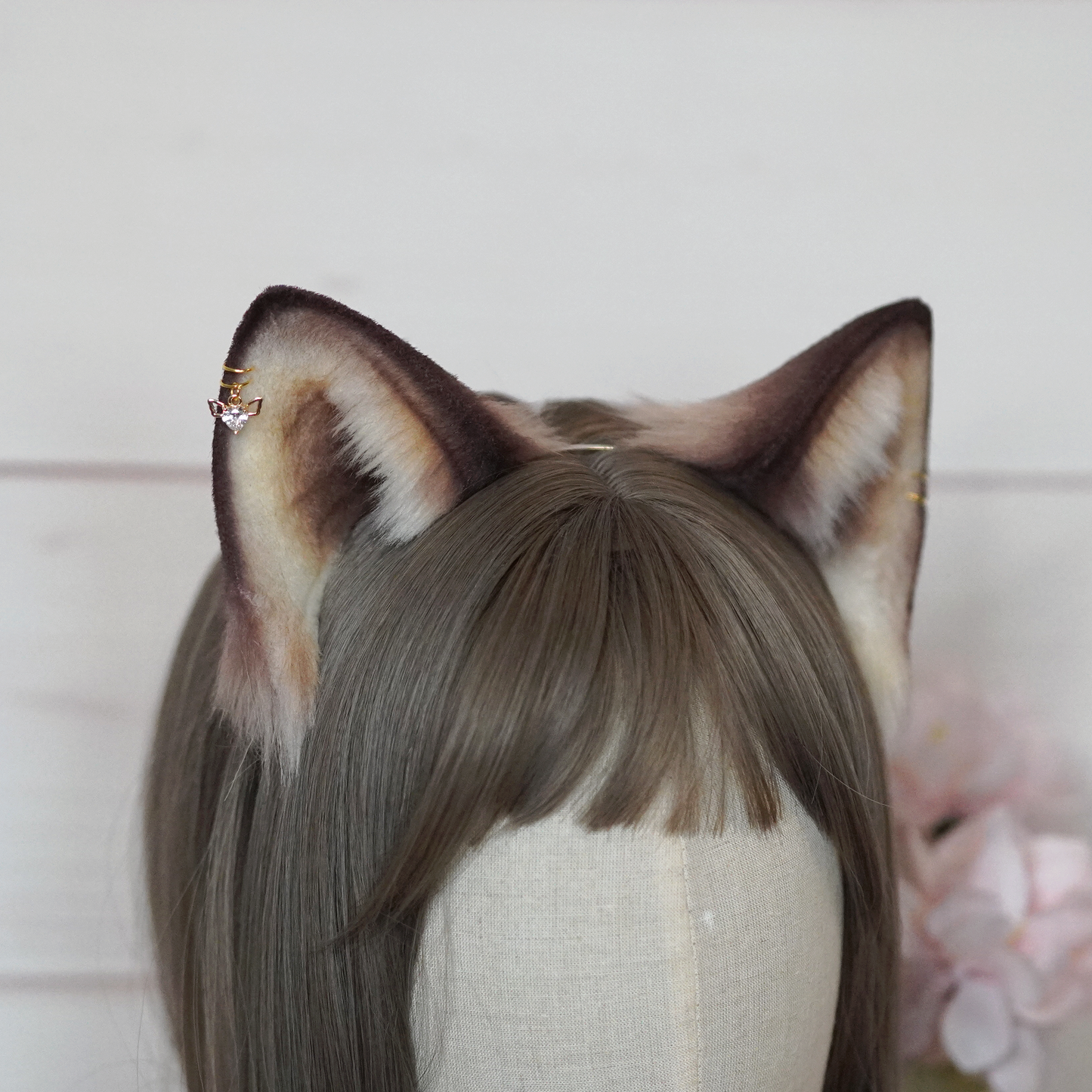 Cat Ears: handmade brown Cosplay Kitty ears