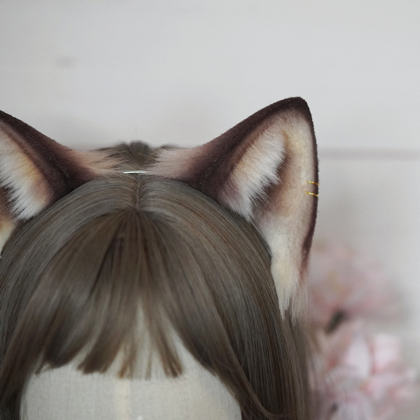 Cat Ears: handmade brown Cosplay Kitty ears