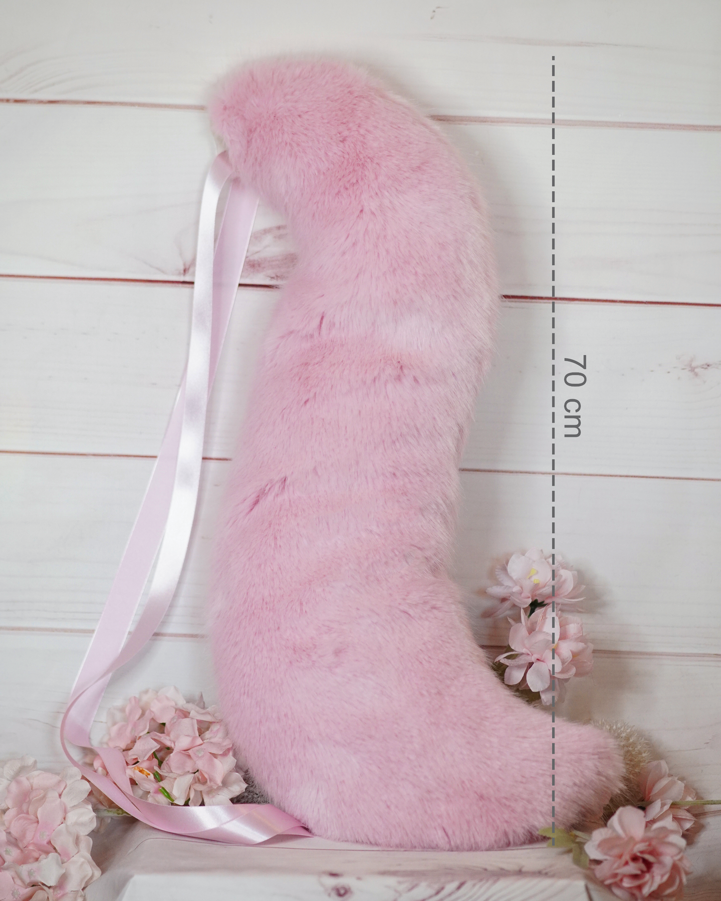 Ready to ship - Foxtail In Light Pink 70 cm
