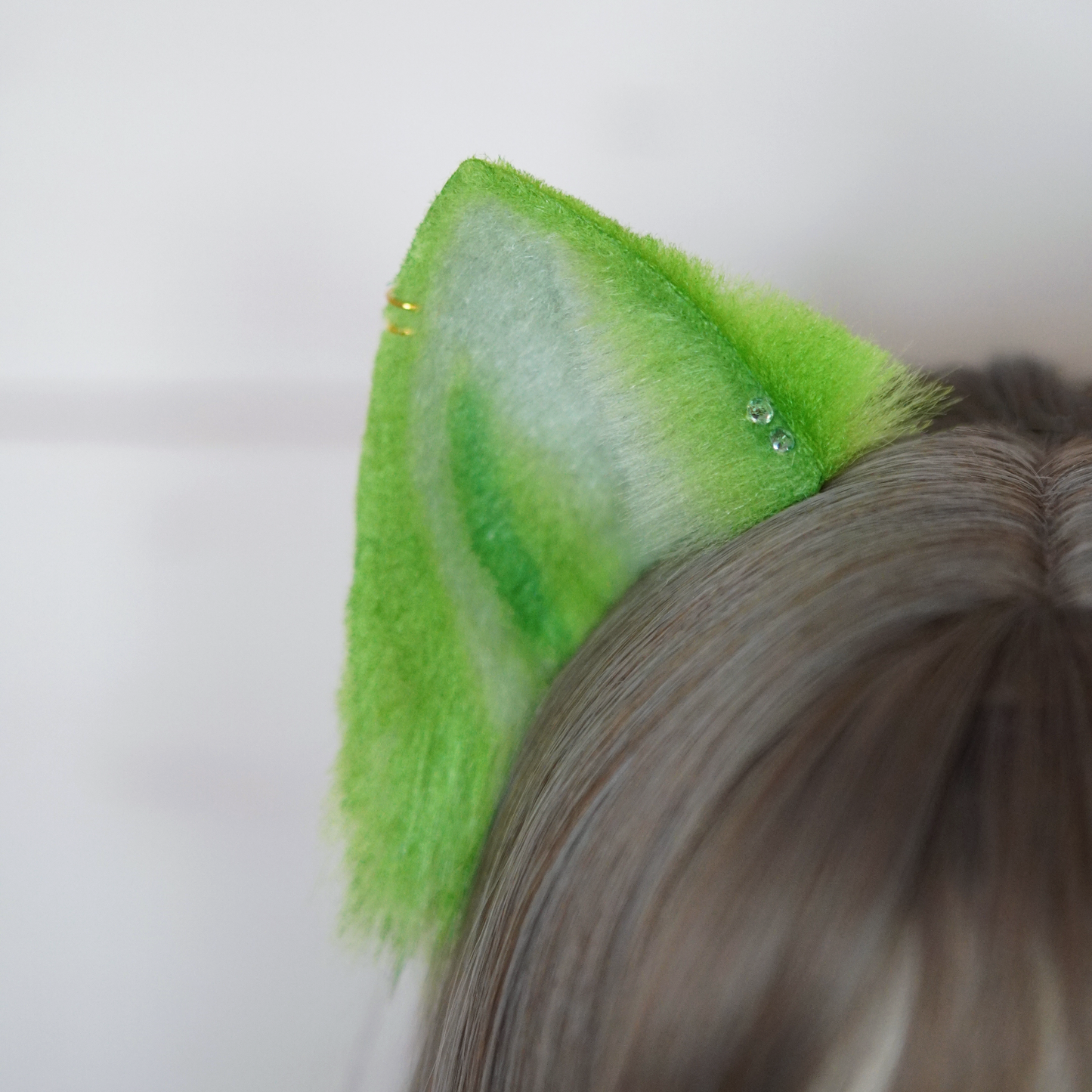 (Ready For Ship) Sprigatito Set Cosplay Ears + Tail