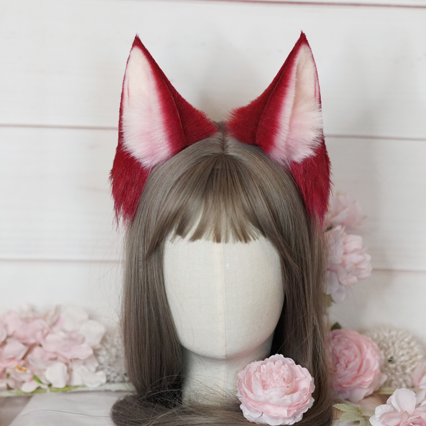 Foxfire Ahri Cosplay Ears In Red