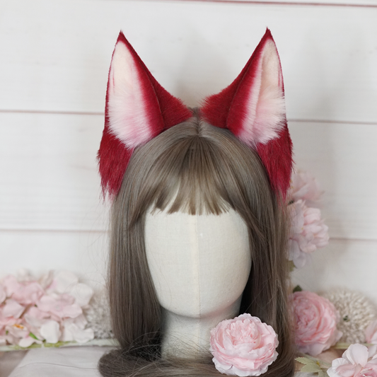 Foxfire Ahri Cosplay Ears In Red