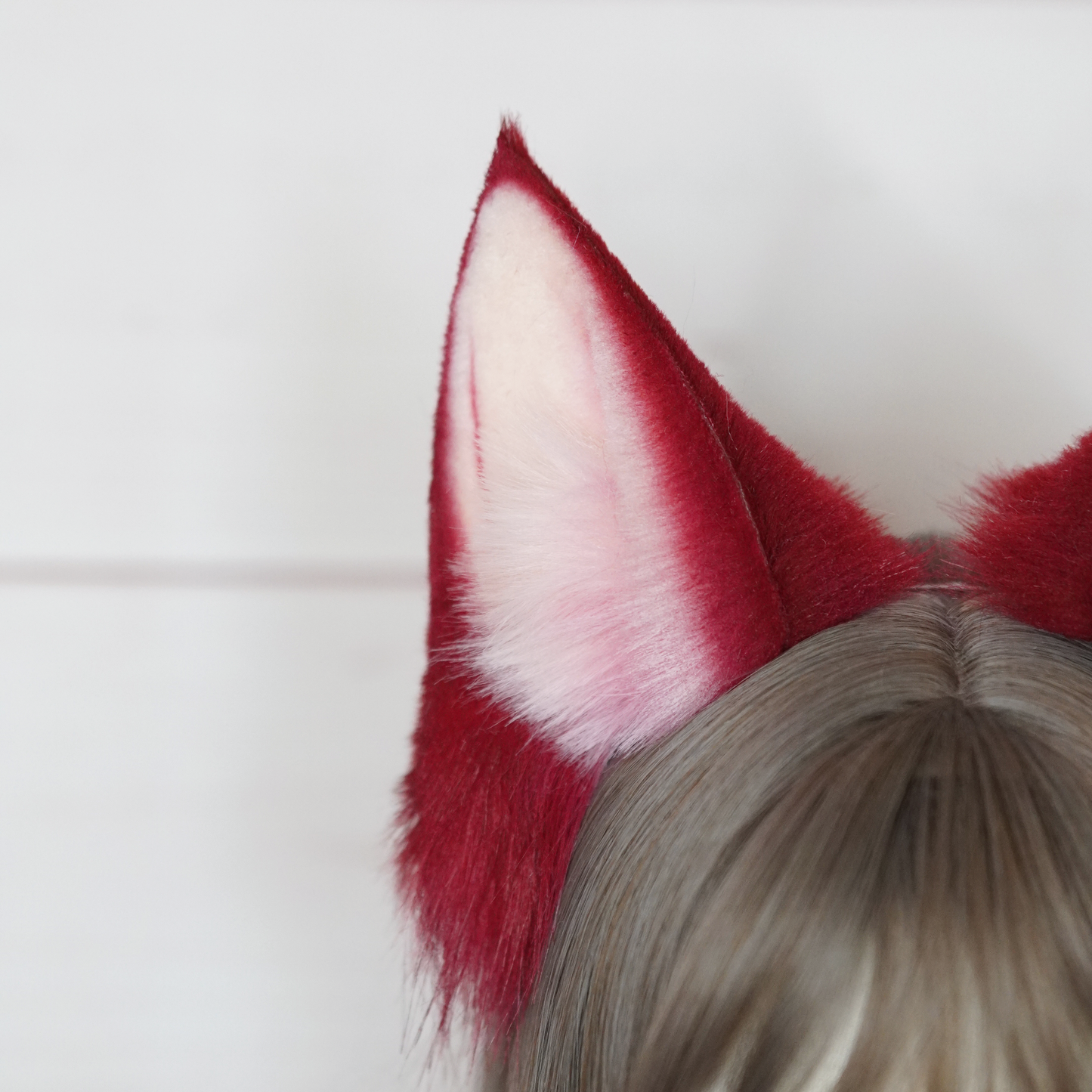 Foxfire Ahri Cosplay Ears In Red
