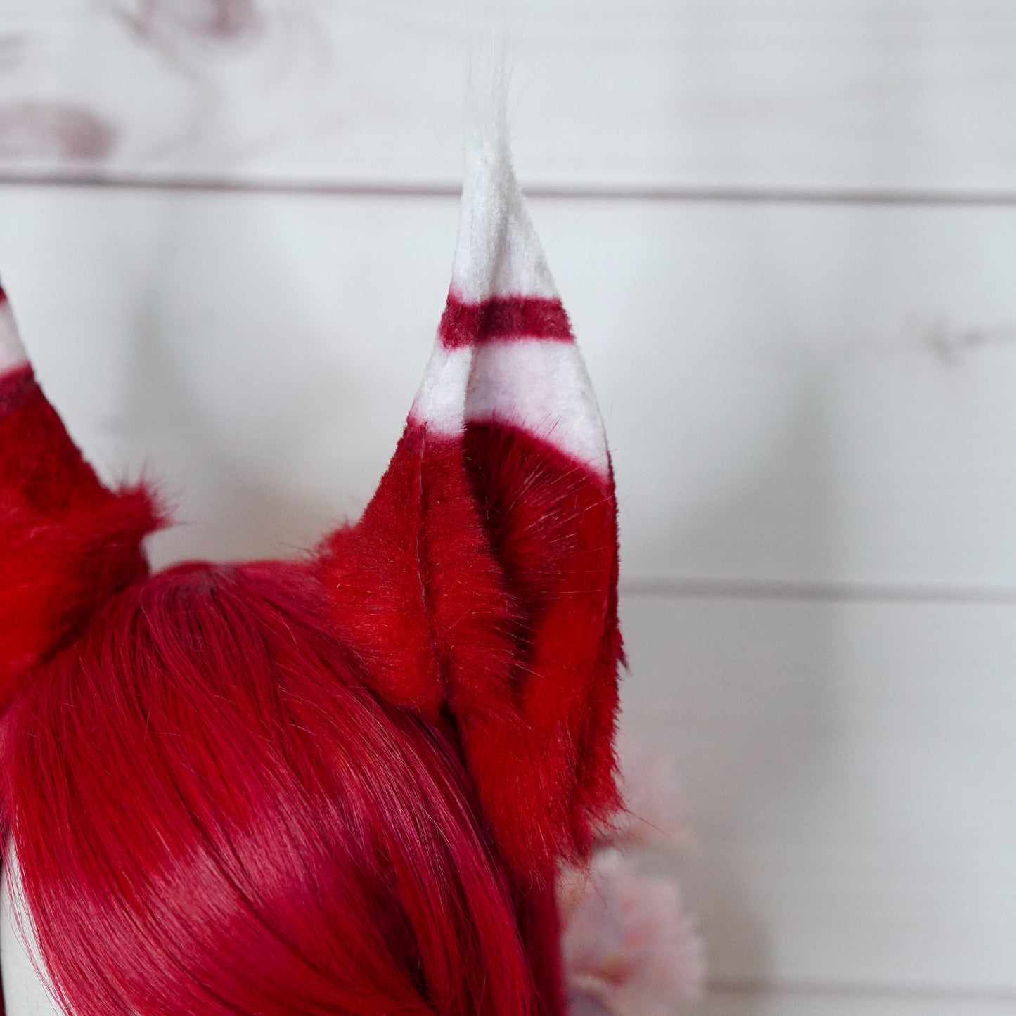 Classic Xayah Red Cosplay Ears