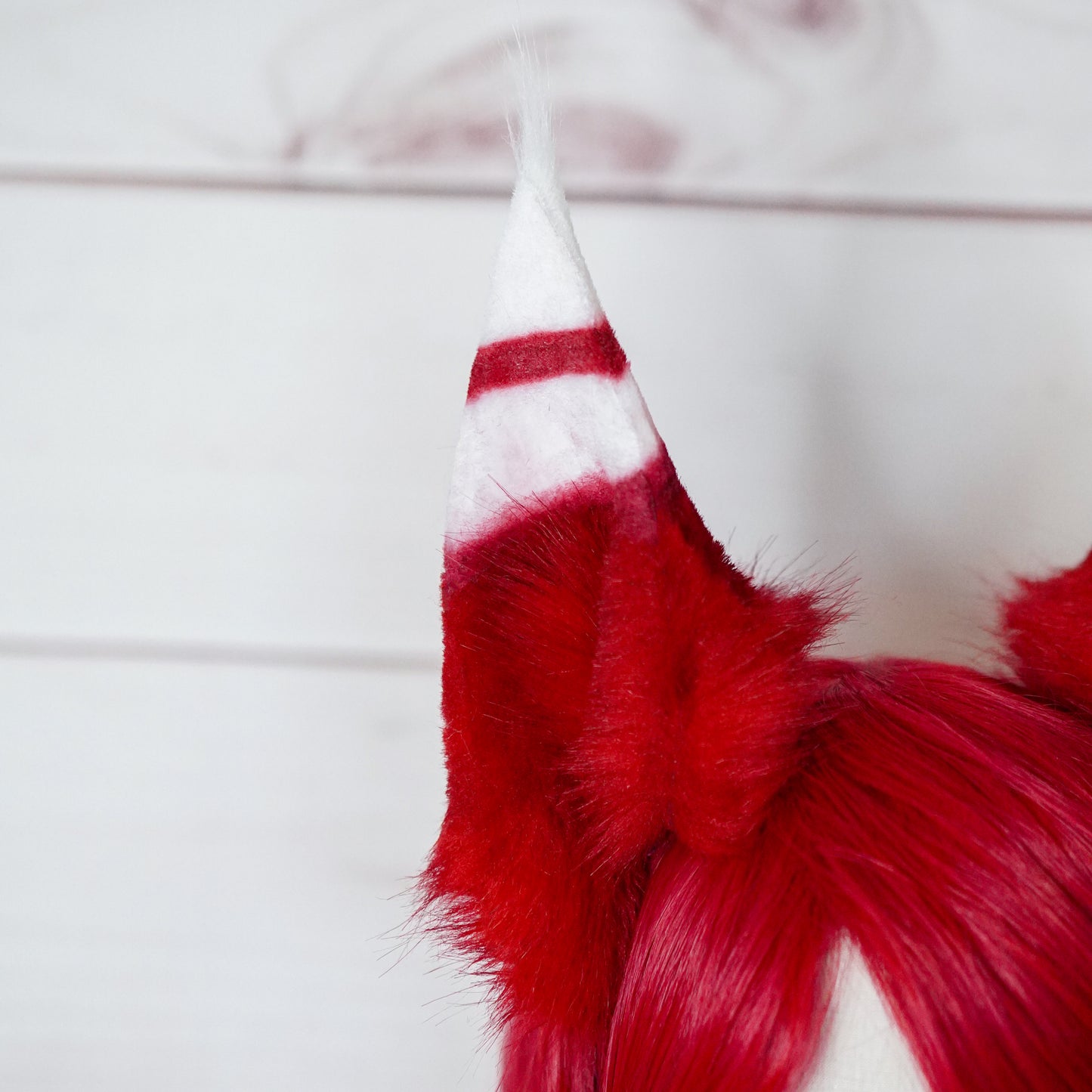 Classic Xayah Red Cosplay Ears