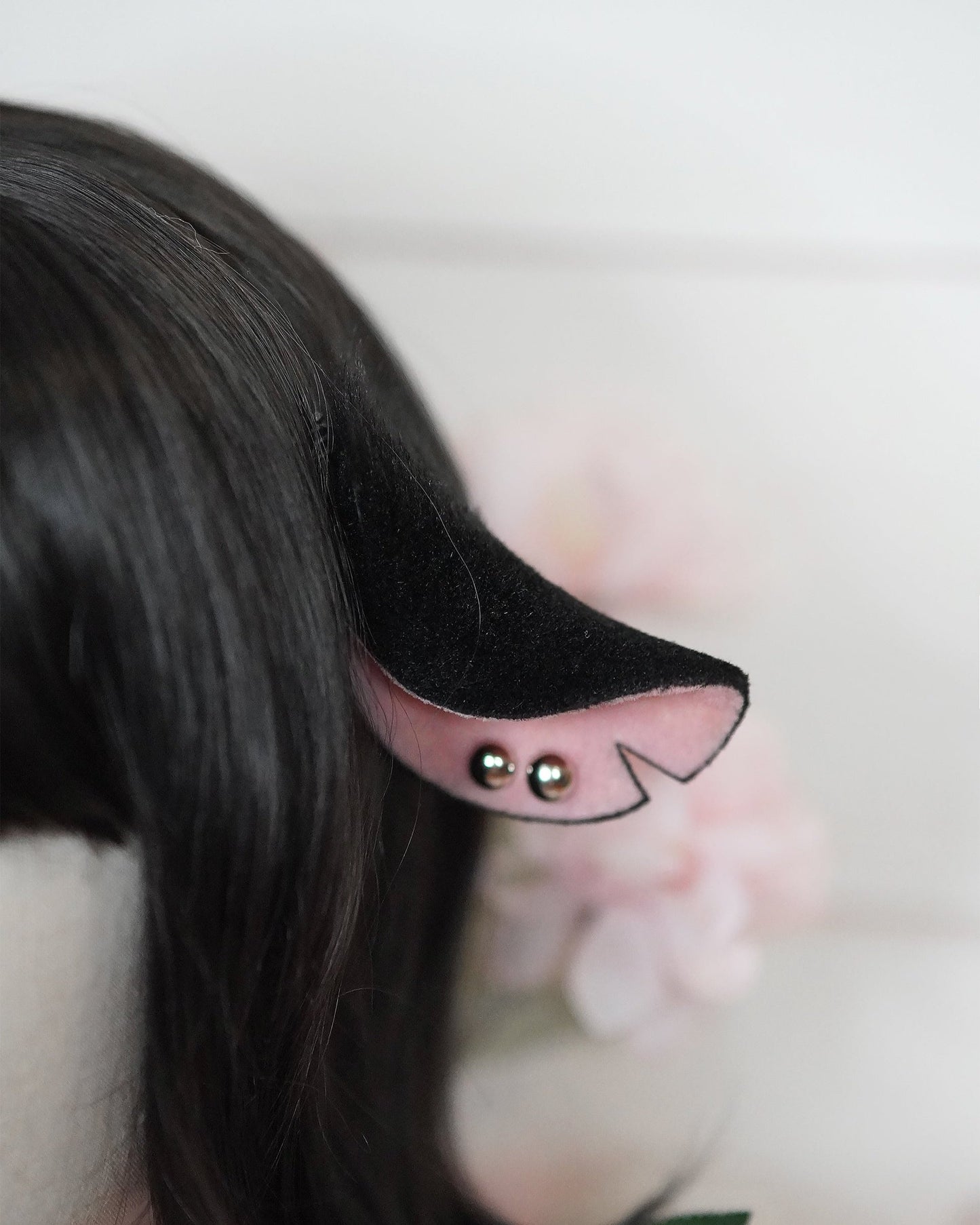 Jane Doe Zenless Zone Zero (ZZZ) Cosplay Ears in black