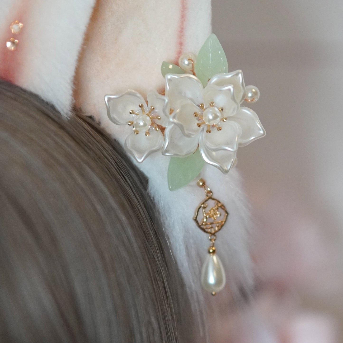 Ready to ship - Fantasy Kitsune Fox Cosplay Ears With Charms