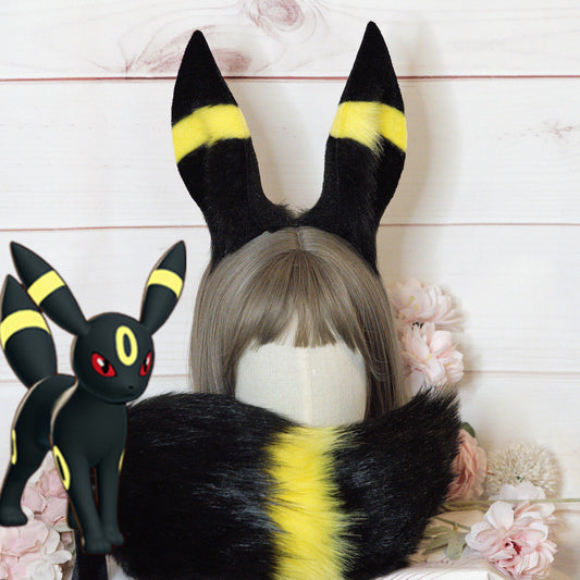 Umbreon | Nachtara Set Cosplay Ears + Tail