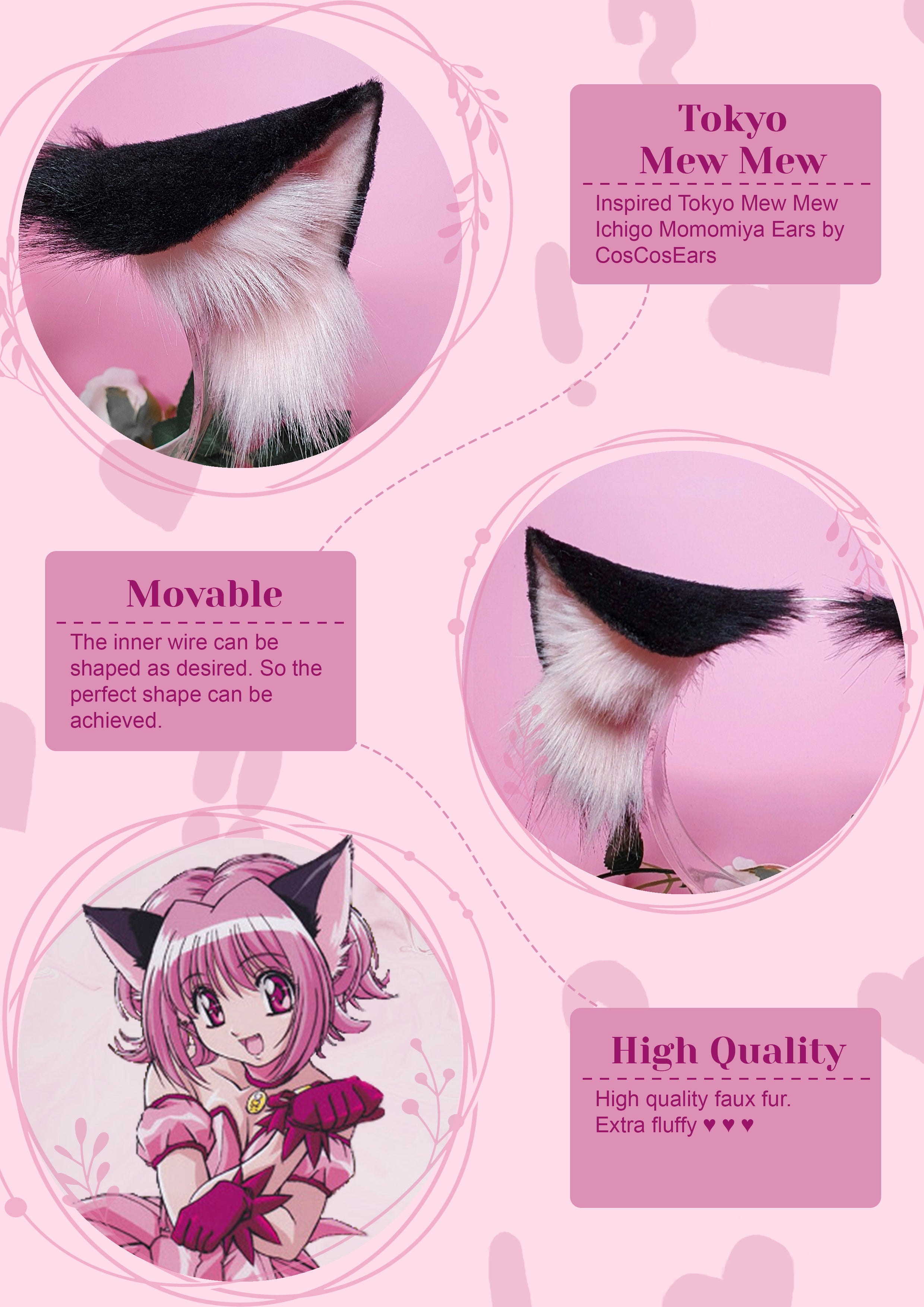 Moruhiko Tuxedo hotsell Cat Ears Tokyo Mew Mew